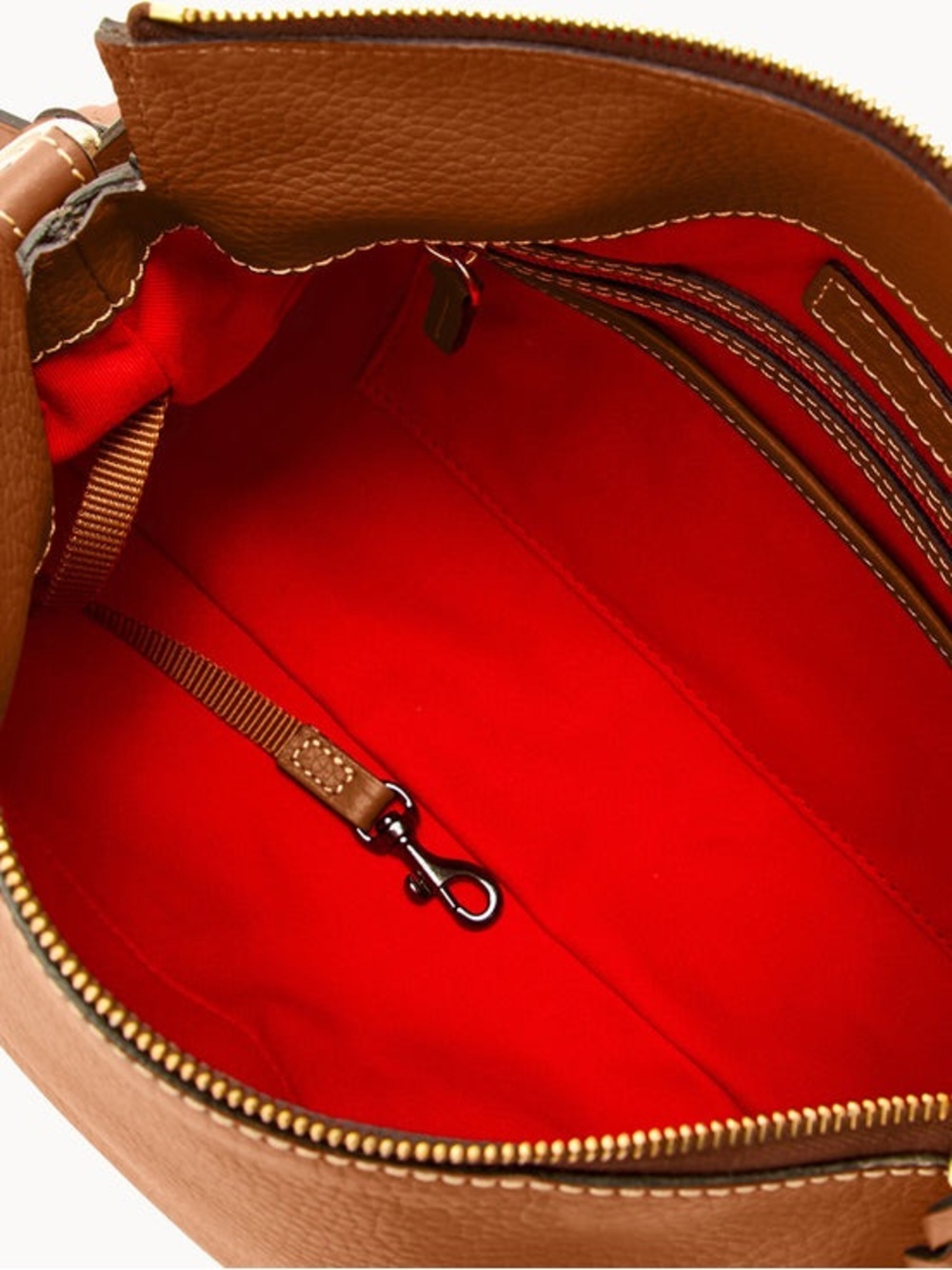 Ivy Leather Women’s Shoulder Bag with Red Interior LIMITED EDITION